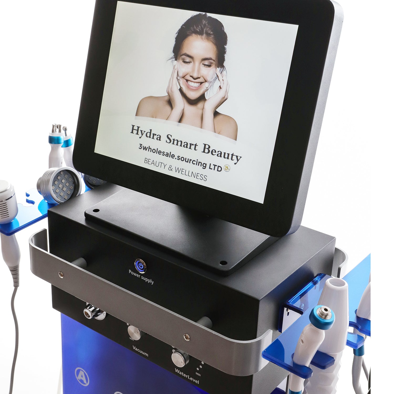 Hydra Smart Beauty facial machine with LED screen – advanced skin care system for professional beauty treatments