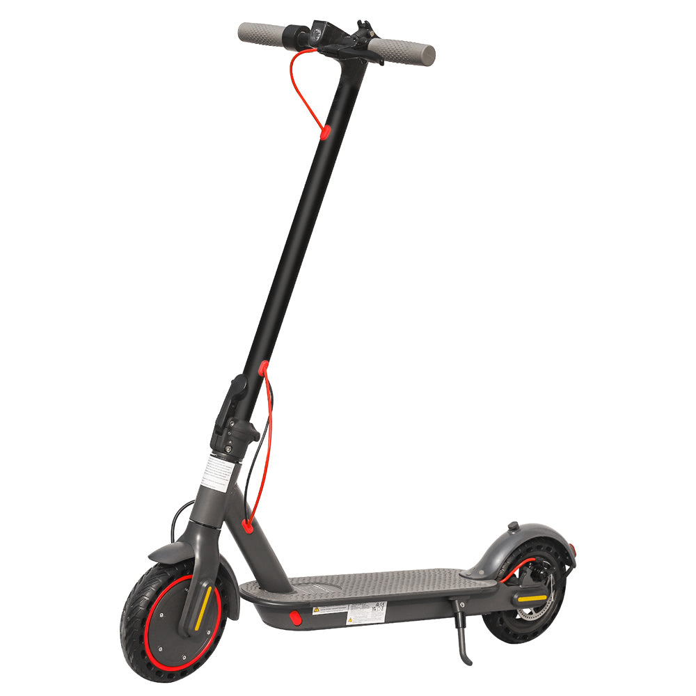 Foldable AOVOPRO ES80/M365 electric scooter in black for easy storage