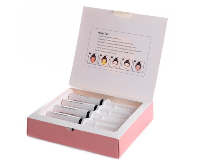 Riox Face Mask and carboxy gel for face contouring and oxygenation