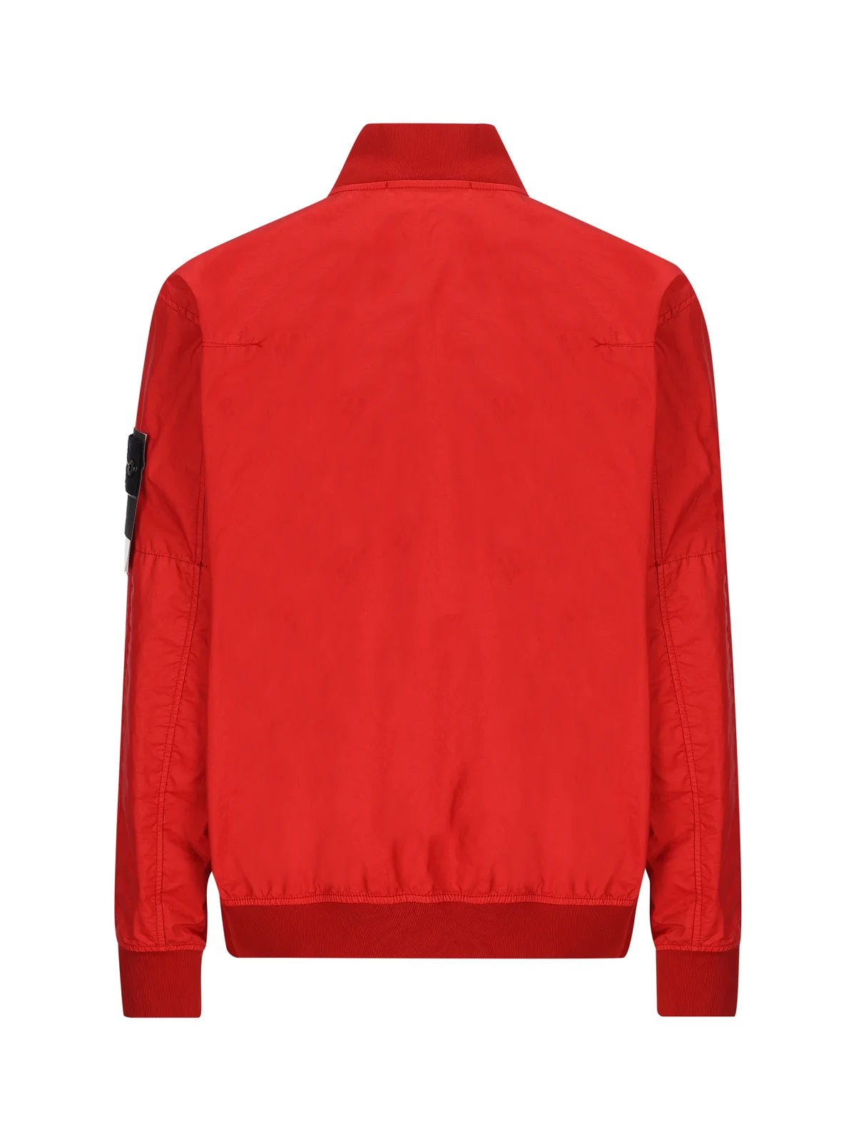 Stone Island Zip-Up Bomber Jacket – crafted from high-performance fabric for durability