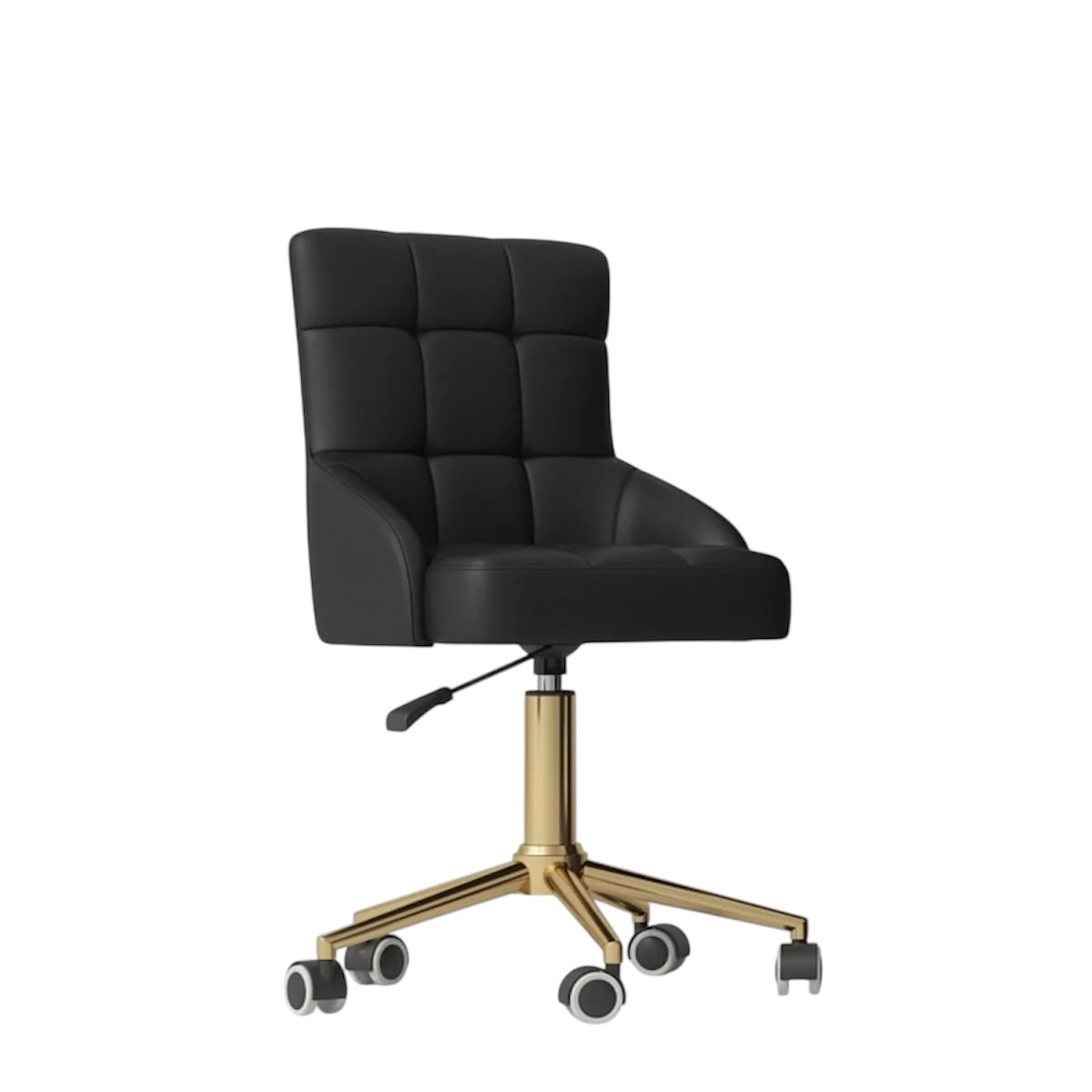 Black beauty chair with gold base