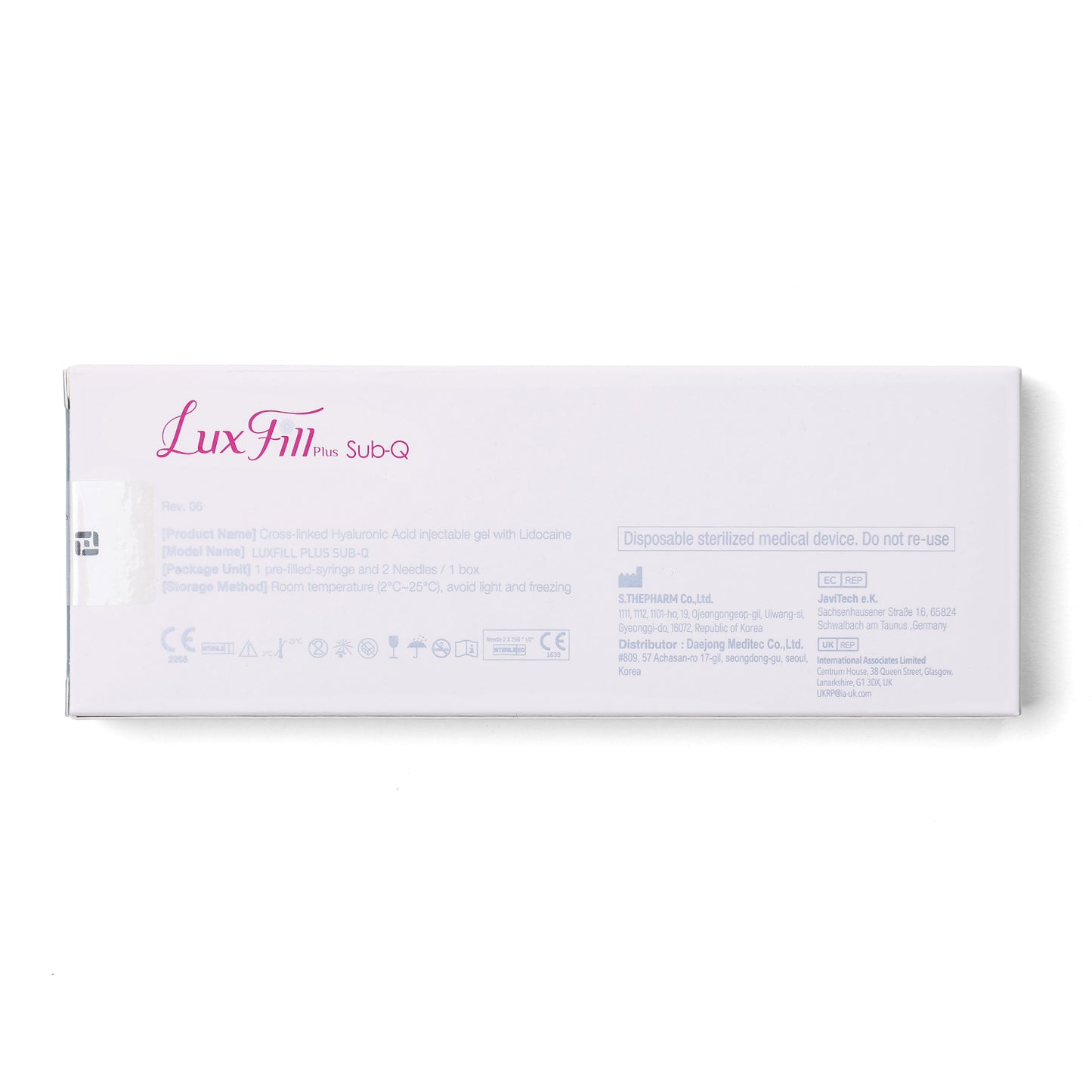 LuxFill Plus Hyaluronic Acid Dermal Filler