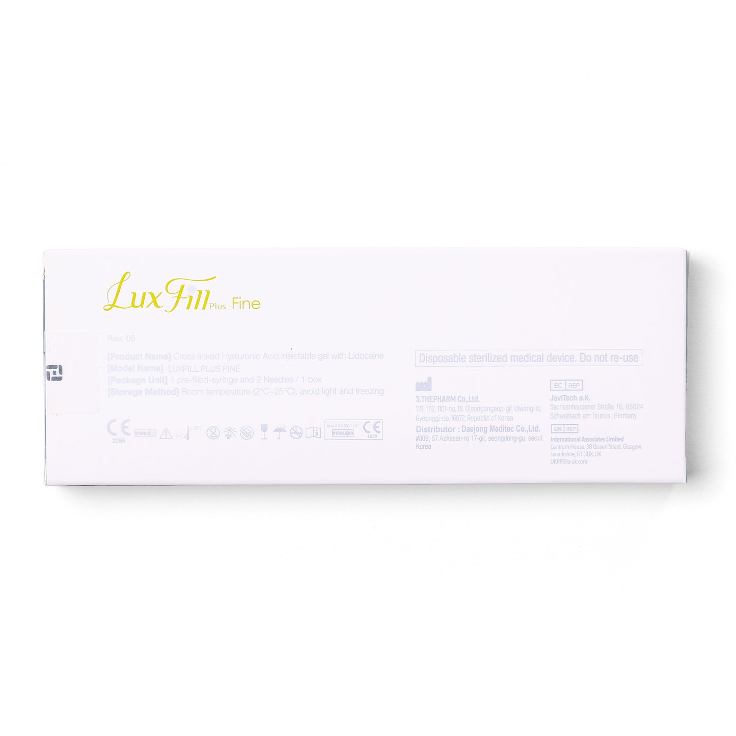 LuxFill Plus Hyaluronic Acid Dermal Filler