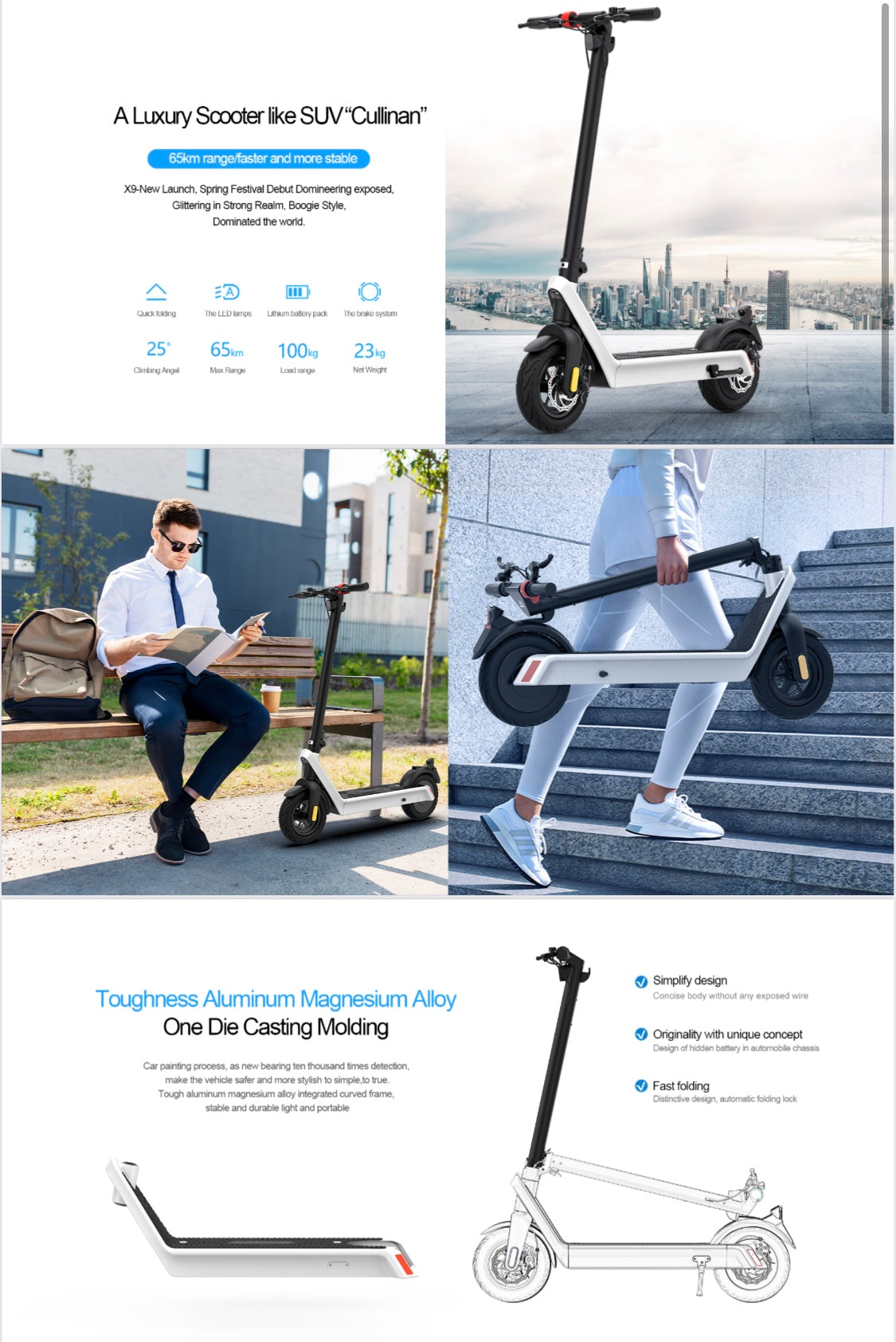 X9 ELECTRIC SCOOTER